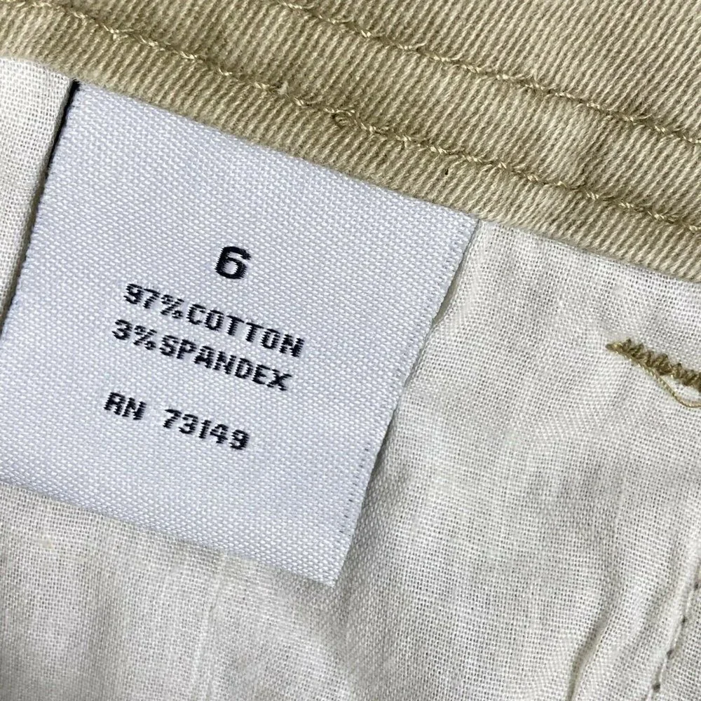 One 5 One 151 Jeans Womens Khaki Pants Studded Side Flap Pockets 32x29 Skinny‎